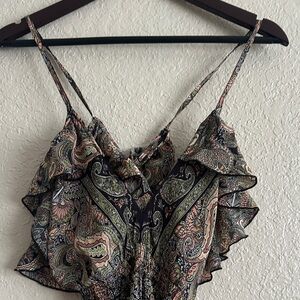 Forever 21 Paisley Maxi Dress - Brown and Black